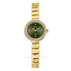 Alexandre Christie AC 2B30 LH Gold Dial Green Stainless Steel