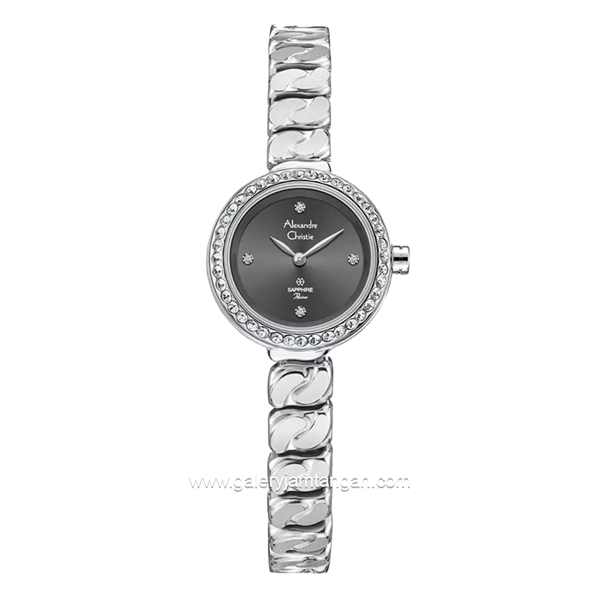 Alexandre Christie AC 2B30 LH Silver Dial Black Stainless Steel
