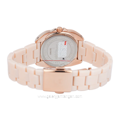 Alexandre Christie AC 2B31 LD Pink Rosegold Ceramic Strap