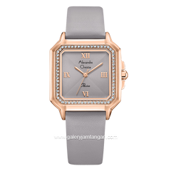 Alexandre Christie Passion AC 2B32 LH Purple Rosegold Leather Strap