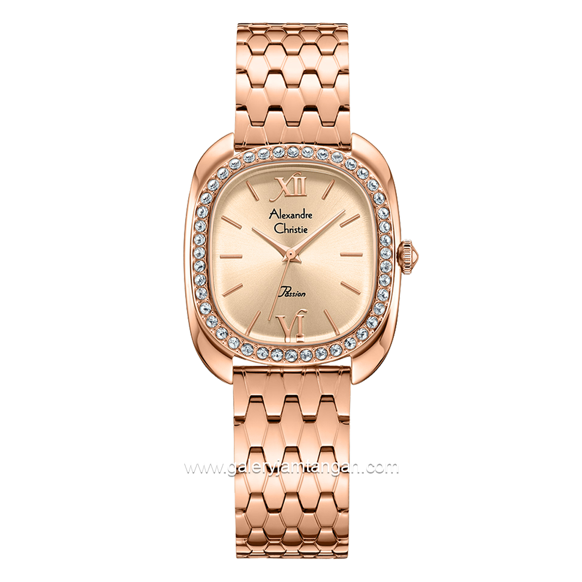 Alexandre Christie Passion AC 2B33 LH Rosegold Stainless Steel Strap