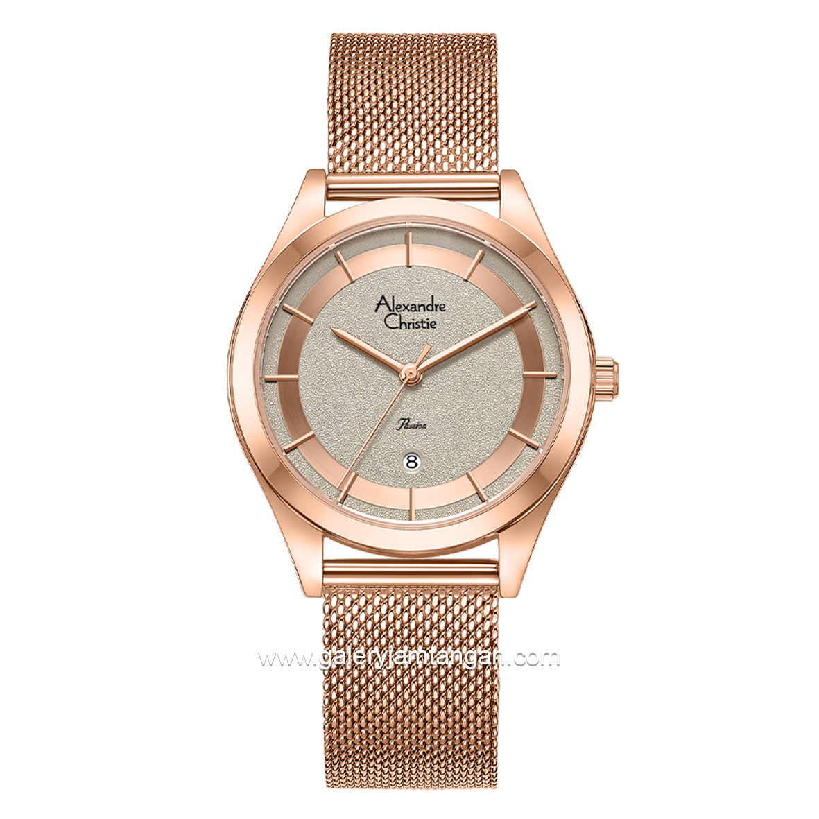 Alexandre Christie AC 2B43 LD Rosegold Shandrope Strap