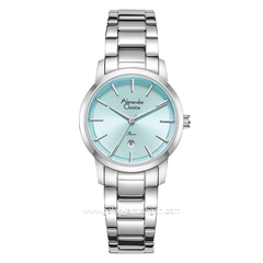 Alexandre Christie Passion AC 2B47 LD Silver Dial Blue Stainless Steel Strap