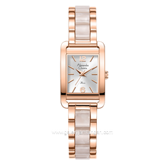 Alexandre Christie Passion AC 2B50 LH Rosegold White Stainless Steel with Acetate