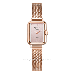 Alexandre Christie AC 2B51 LH Rosegold Dial Pink Shandrope Strap