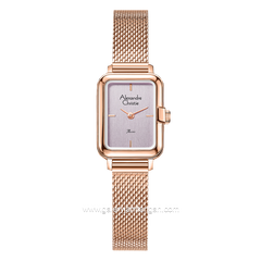Alexandre Christie AC 2B51 LH Rosegold Dial Purple Shandrope Strap