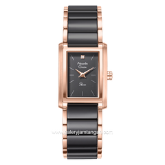 Alexandre Christie AC 2B52 LH Passion Brown Rosegold Stainless Steel With Acetate Strap