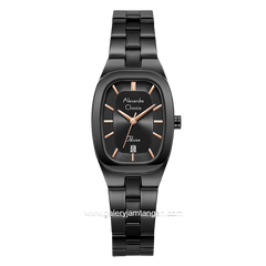Alexandre Christie Passion AC 2B53 LD Black Stainless Steel Strap