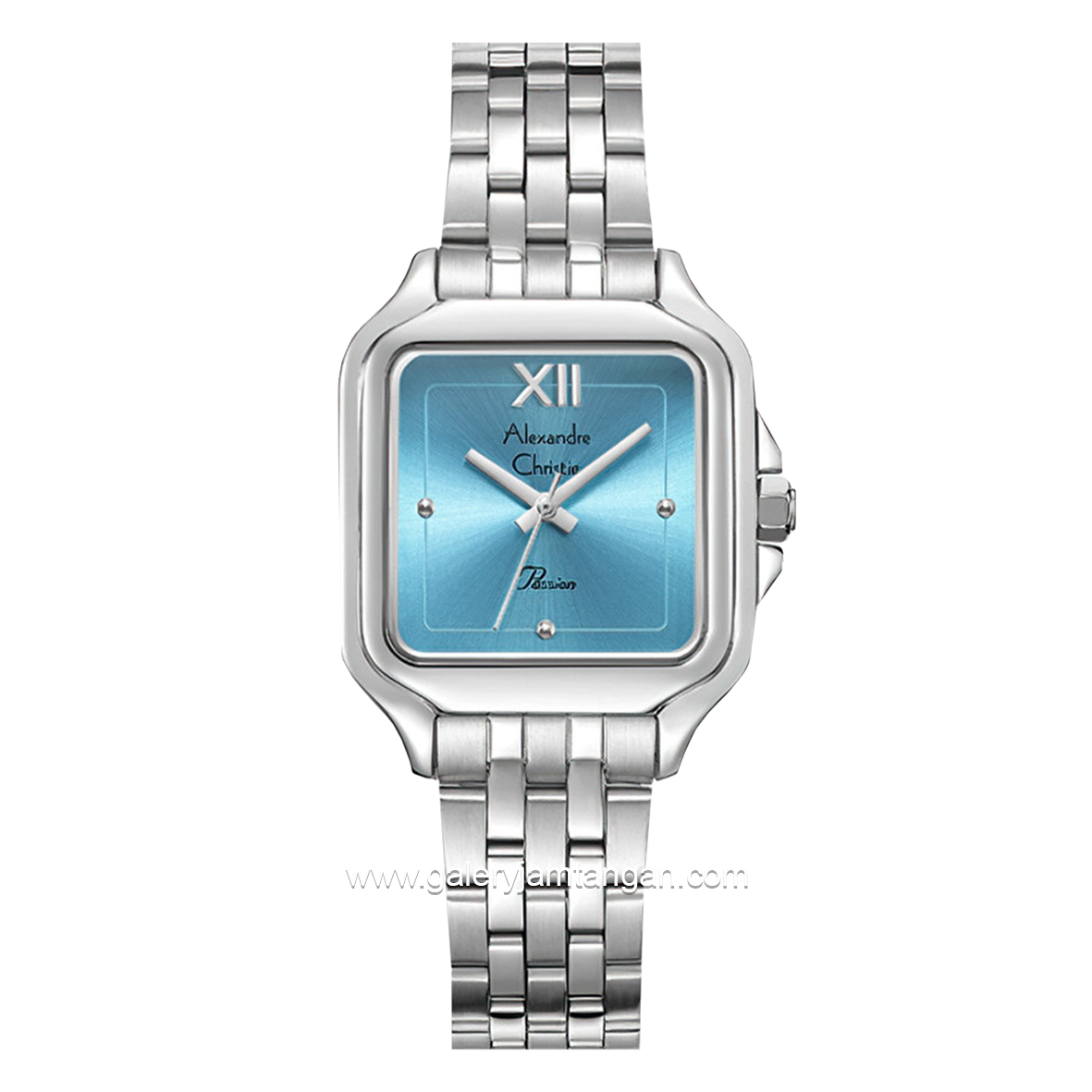 Alexandre Christie Passion AC 2B55 LH Silver Dial Blue Stainless Steel Strap