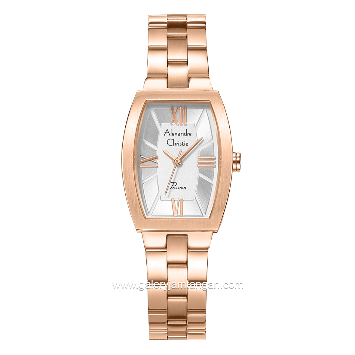Alexandre Christie AC 2B59 LH Rosegold Dial White Stainless Steel