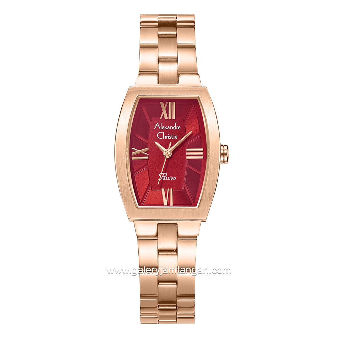 Alexandre Christie AC 2B59 LH Rosegold Dial Red Stainless Steel