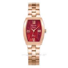 Alexandre Christie AC 2B59 LH Rosegold Dial Red Stainless Steel