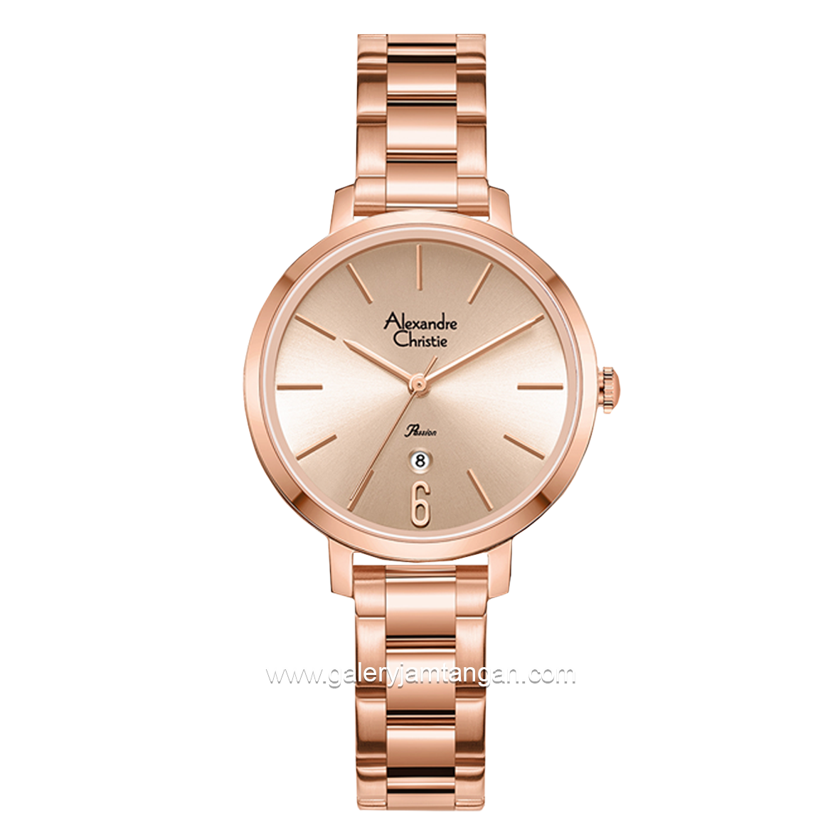 Alexandre Christie AC 2B61 LD Full Rosegold Stainless Steel