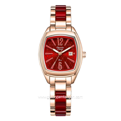 Alexandre Christie AC 2B63 LD Combination Rosegold Red Stainless Steel