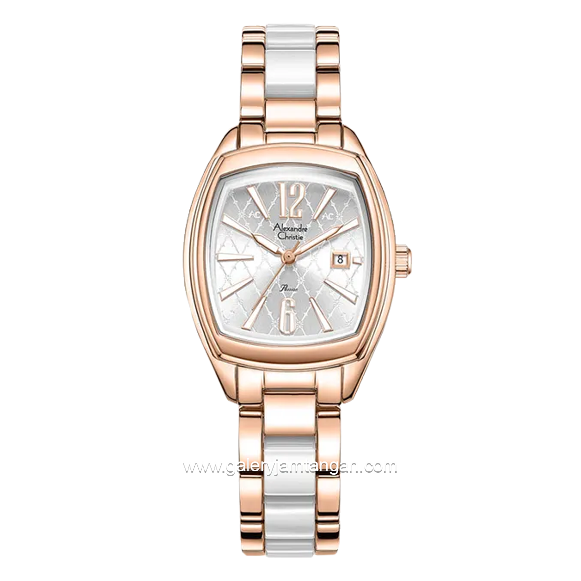 Alexandre Christie AC 2B63 LD Combination Rosegold Silver Stainless Steel