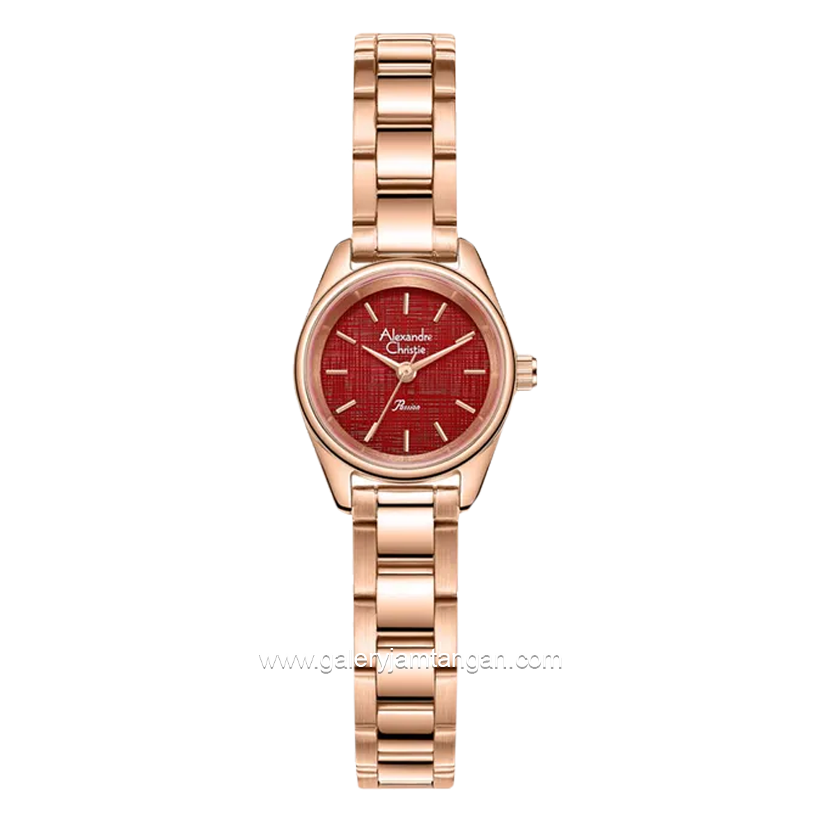 Alexandre Christie AC 2B68 LH Rosegold Dial Red Stainless Steel