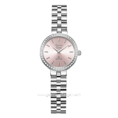 Alexandre Christie AC 2B70 LH Silver Dial Pink Stainless Steel
