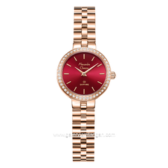 Alexandre Christie AC 2B70 LH Rosegold Dial Red Stainless Steel