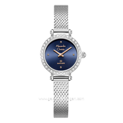 Alexandre Christie AC 2B76 LH Silver Dial Navy Stainless Steel