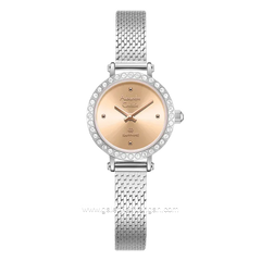 Alexandre Christie AC 2B76 LH Silver Dial Cream Stainless Steel