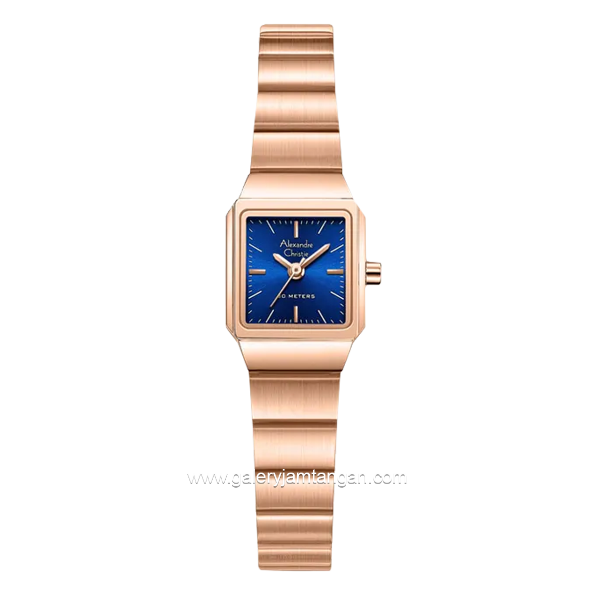 Alexandre Christie AC 2B81 LH Rosegold Dial Blue Stainless Steel