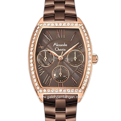 Alexandre Christie AC 2B86 BFBROBO Multifunction Brown Rosegold Stainless Steel
