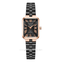 Alexandre Christie AC 2B87 LH Passion Black Rosegold Stainless Steel