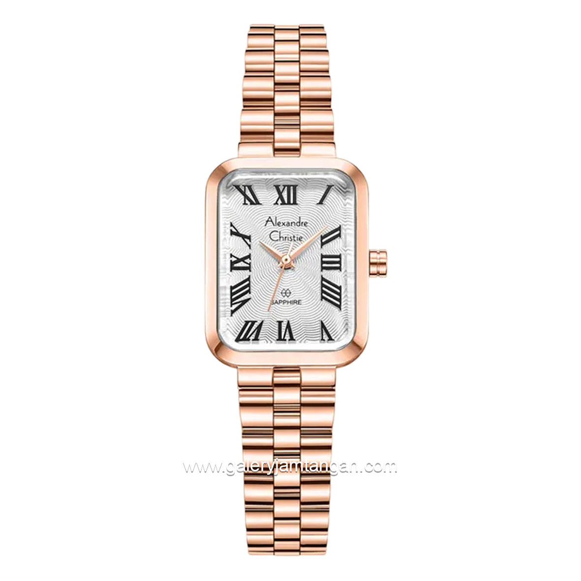 Alexandre Christie AC 2B87 LH Passion Rosegold Dial White Stainless Steel