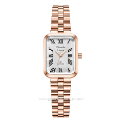 Alexandre Christie AC 2B87 LH Passion Rosegold Dial White Stainless Steel