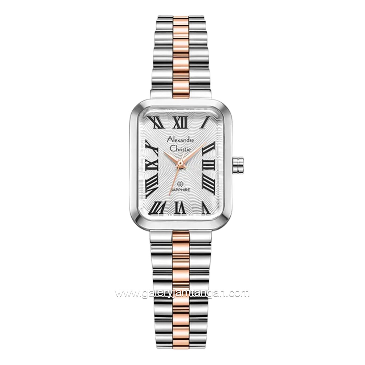 Alexandre Christie AC 2B87 LH Passion Combination Silver Rosegold Stainless Steel