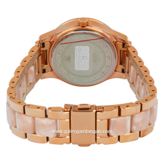 Alexandre Christie AC 2C02 BFBRGRGPN Dual Tone Dial Rosegold St Steel Acetate Strap