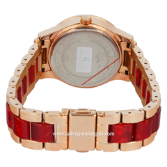 Alexandre Christie AC 2C02 BFBRGRGRE Dual Tone Dial Rosegold St Steel Acetate Strap