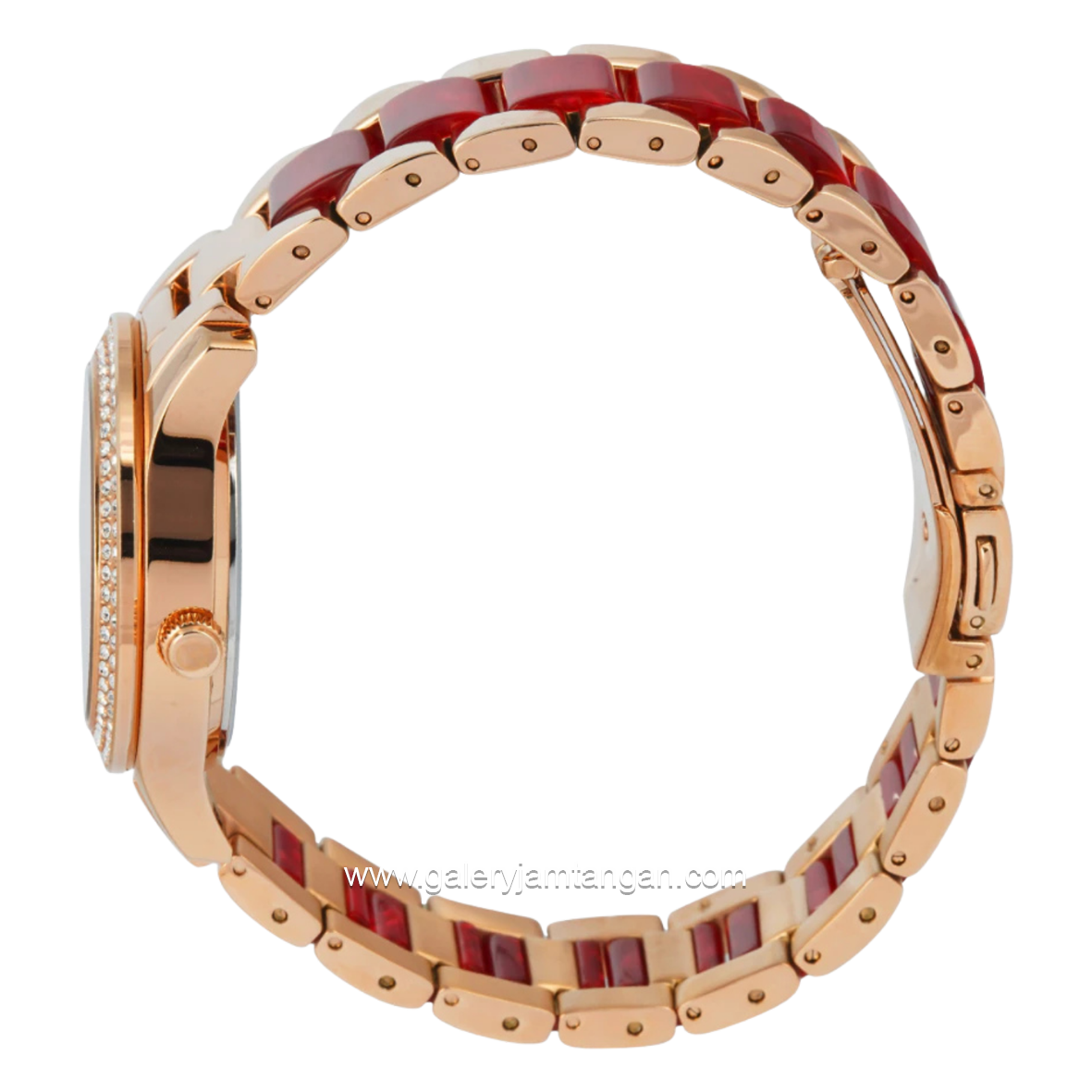 Alexandre Christie AC 2C02 BFBRGRGRE Dual Tone Dial Rosegold St Steel Acetate Strap