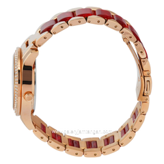 Alexandre Christie AC 2C02 BFBRGRGRE Dual Tone Dial Rosegold St Steel Acetate Strap