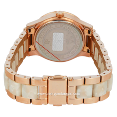Alexandre Christie AC 2C02 BFBRGSL Dual Tone Dial Silver St Steel Acetate Strap