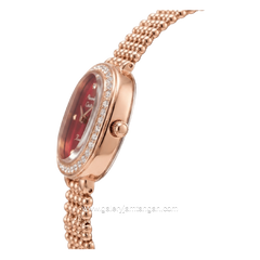 Alexandre Christie Passion AC 2C12 LH BRGRE Rosegold Dial Red Stainless Steel Strap