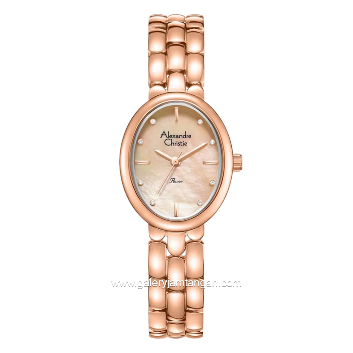 Alexandre Christie Passion AC 2C15 LH BRGMD Ladies Rosegold Stainless Steel Strap