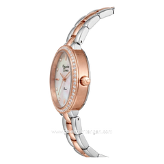 Alexandre Christie Passion AC 2C15 LH BTRMS Ladies MOP Dial Dual Tone Stainless Steel Strap