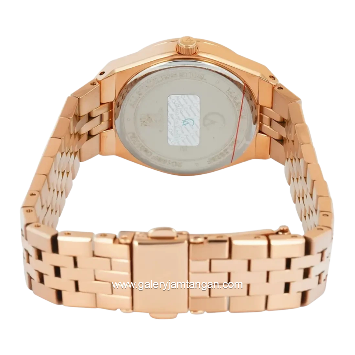Alexandre Christie Passion AC 2C19 BFBRGBG Multifunction Rosegold Dial Green Stainless Steel Strap