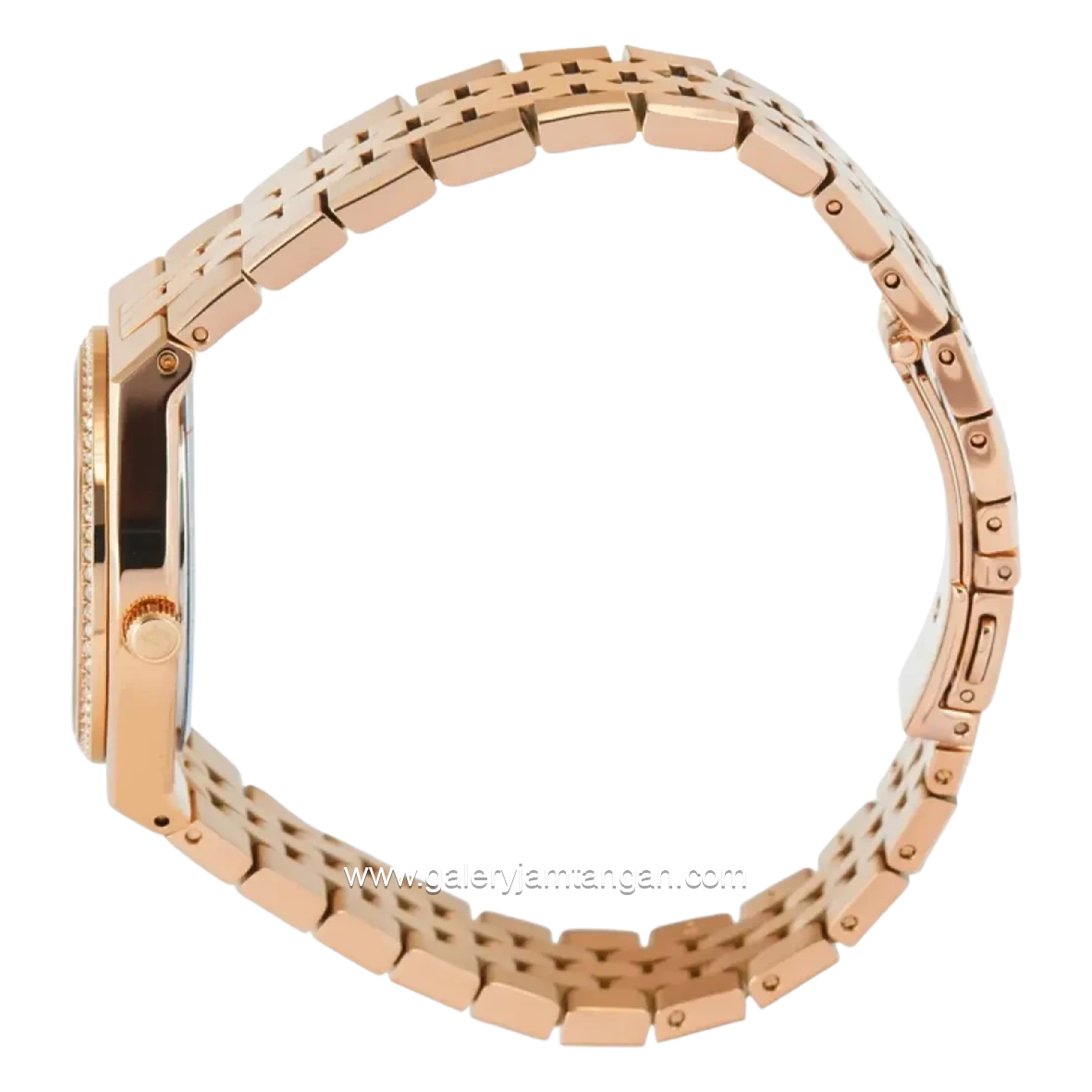 Alexandre Christie Passion AC 2C19 BFBRGBG Multifunction Rosegold Dial Green Stainless Steel Strap