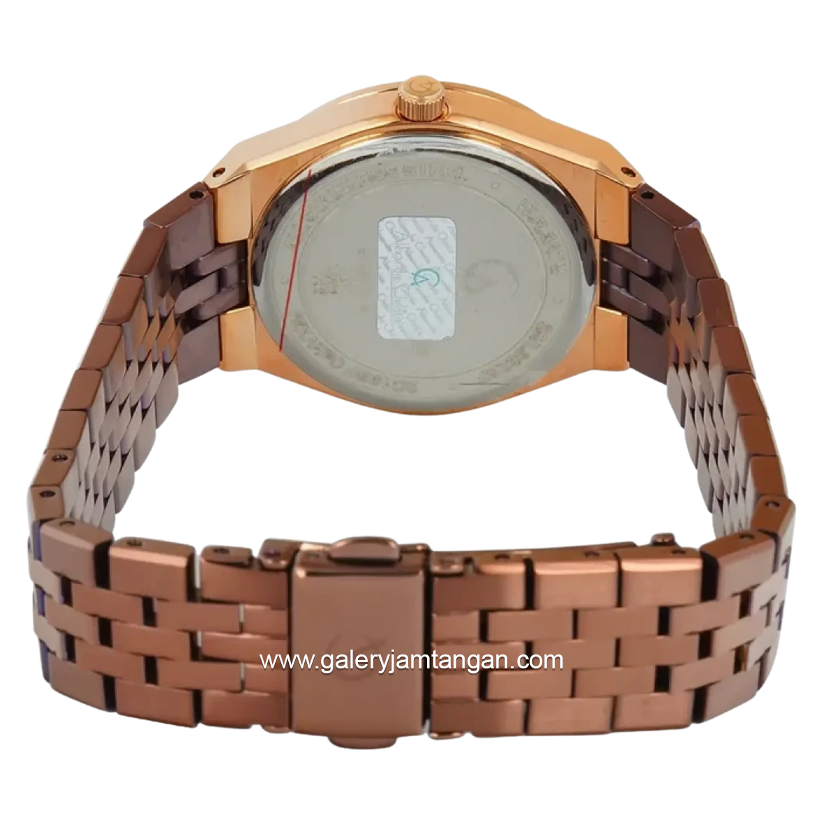 Alexandre Christie Passion AC 2C19 BF BROBO Multifunction Brown Dial Brown Stainless Steel Strap