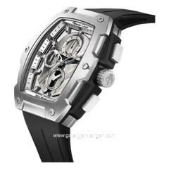 Alexandre Christie X Star Wars AC 6629 MCRMD1 Men The Mandalorian Edition Black Rubber Limited Edition