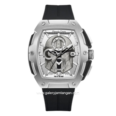Alexandre Christie X Star Wars AC 6629 MCRMD1 Men The Mandalorian Edition Black Rubber Limited Edition