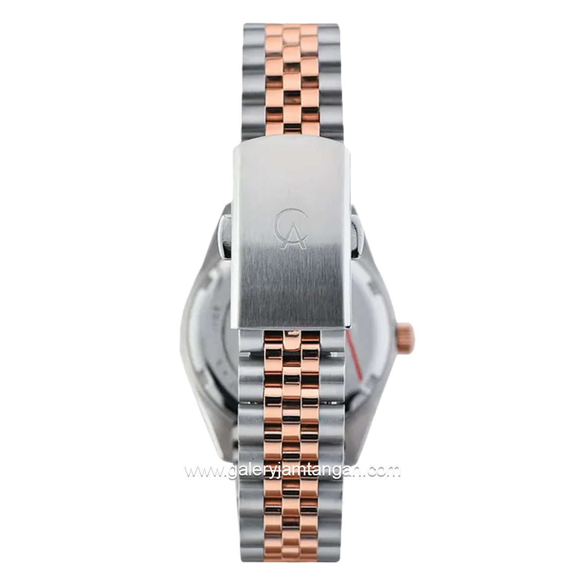 Alexandre Christie AC 5012 LD Combination Rosegold Dial Brown Stainless Steel