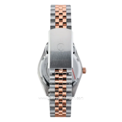 Alexandre Christie AC 5012 LD Combination Rosegold Dial Brown Stainless Steel