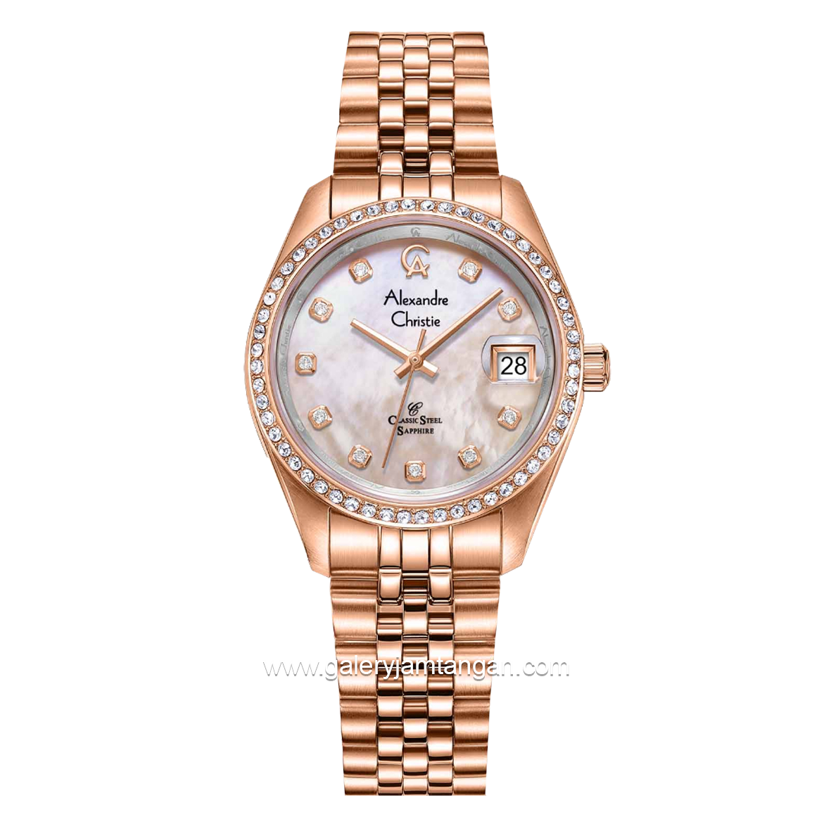 Alexandre Christie AC 5012 LD Rosegold Stainless Steel