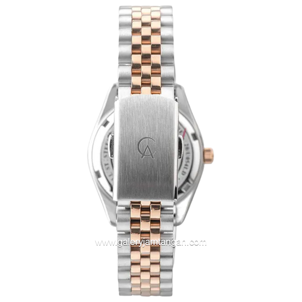 Alexandre Christie AC 5013 LD Silver Combinasi Dial White Sapphire Crystal Glass