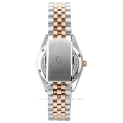 Alexandre Christie AC 5013 LD Silver Combinasi Dial White Sapphire Crystal Glass