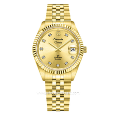 Alexandre Christie AC 5013 LD Gold Stainless Steel Strap