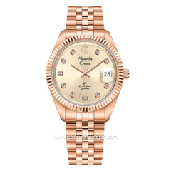 Alexandre Christie AC 5013 MD Combinasi Rosegold Stainless Steel Strap
